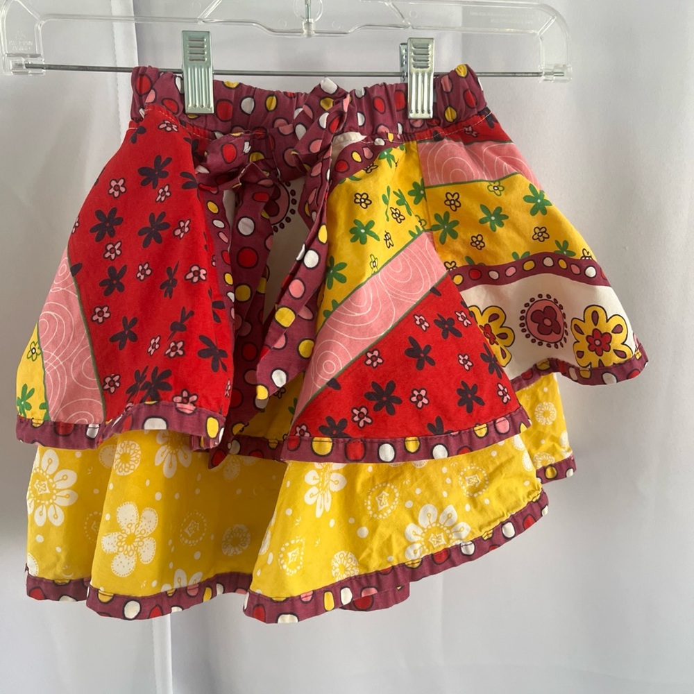 Jelly The Pug Polka Dot and Patchwork Skirt